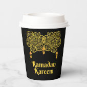 Ramadan Kareem Bedeutung - Eid Mubarak 2026 Pappbecher (Rückseite)