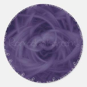 Ramadan kareem! - Blessed Ramadan Runder Aufkleber