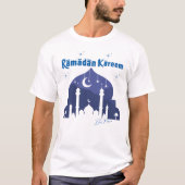 Ramadan Kareem Blue Mosque T-Shirt (Vorderseite)