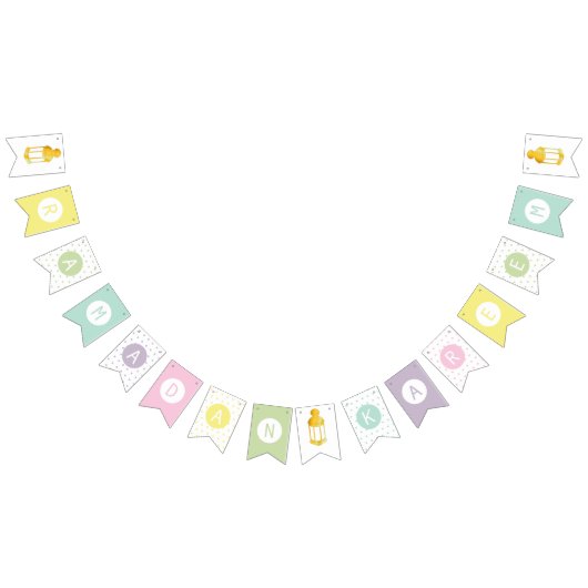 RAMADAN KAREEM BUNTE FLAGGE V2 (Alle)