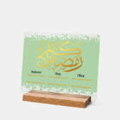 Ramadan Kareem Calender Decorative Acrylschild (Winkel)