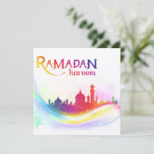 Ramadan Kareem Card Karte (Stehend Vorderseite)