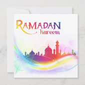 Ramadan Kareem Card Karte (Vorderseite)