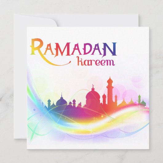 Ramadan Kareem Card Karte (Vorderseite)