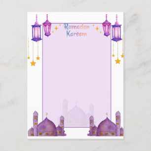 Ramadan Kareem Cards Postkarte