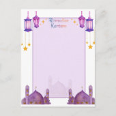 Ramadan Kareem Cards Postkarte (Vorderseite)
