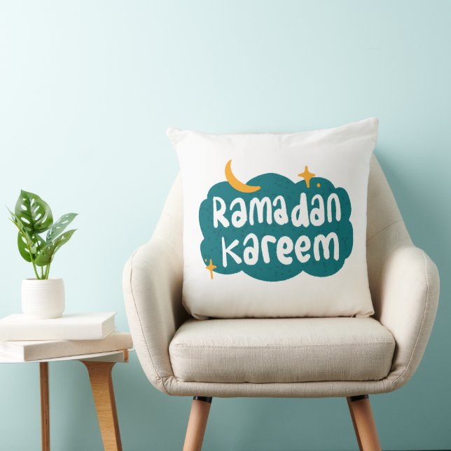 Ramadan Kareem Cloud & Stars Pillow Kissen (Stuhl )