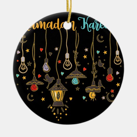 Ramadan Kareem Cooler islamischer Verband für Keramik Ornament (Vorne)