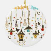 Ramadan Kareem Cooler islamischer Verband für Keramik Ornament (Hinten)