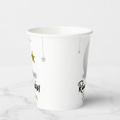 Ramadan Kareem Crescent Design - Islamischer Mubar Pappbecher (Links)