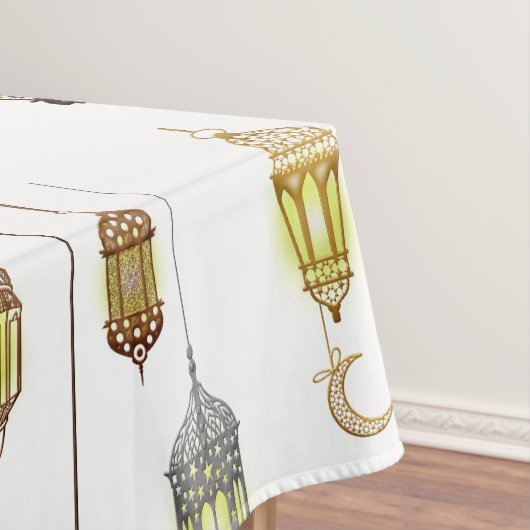 Ramadan Kareem Crescent Lanterns Mubarak Islamic Tischdecke (Beispiel)