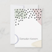 Ramadan Kareem! Dankeskarte (Vorderseite)