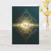 Ramadan Kareem & Eid Mubarak Benutzerdefinierte Gr Karte (Gelbe Blume)