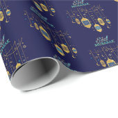 Ramadan Kareem - Eid Mubarak - Happy Eid Geschenkpapier (Rolleneckpunkt)