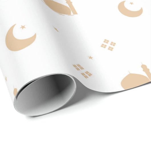 Ramadan Kareem Eid Mubarak Happy Eid Wrapping Geschenkpapier (Rolleneckpunkt)