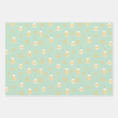 Ramadan Kareem Eid Mubarak Happy Eid Wrapping Pape Geschenkpapier Set (Vorderseite)