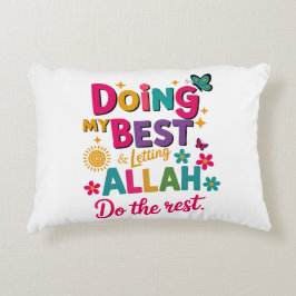 Ramadan Kareem & Eid Mubarak Islamic Accent Pillow Dekokissen