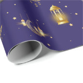 Ramadan Kareem Eid Mubarak Islamic Lantern Geschenkpapier (Rolleneckpunkt)