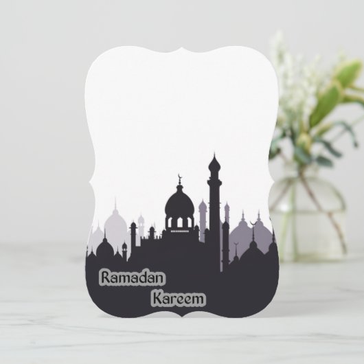 Ramadan Kareem Einladung (Stehend Vorderseite)