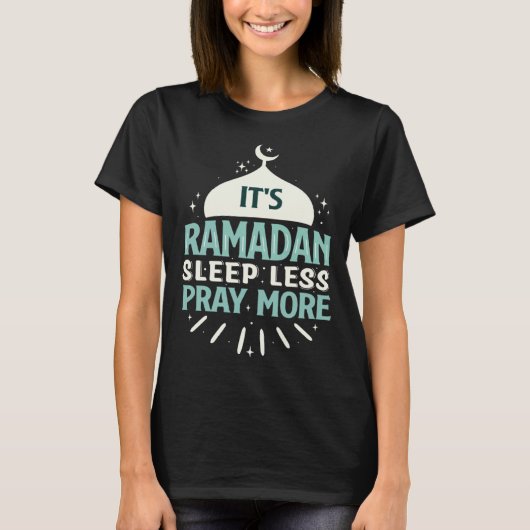 Ramadan Kareem Fasting For Muslim Islamic Idea T-Shirt (Vorderseite)