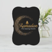 Ramadan Kareem Feiertag Personalisierte Karte (Stehend Vorderseite)
