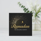 Ramadan Kareem Feiertag Personalisierte Karte (Stehend Vorderseite)