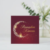 Ramadan Kareem Feiertag Personalisierte Karte (Stehend Vorderseite)