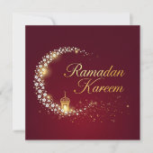 Ramadan Kareem Feiertag Personalisierte Karte (Vorderseite)