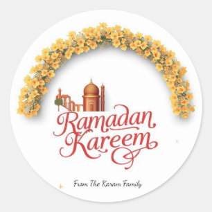 Ramadan Kareem Feiertag  Runder Aufkleber