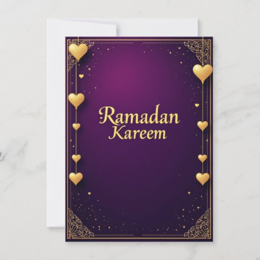 Ramadan Kareem Feiertagskarte (Vorderseite)
