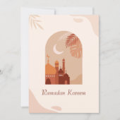 Ramadan Kareem Feiertagskarte (Vorderseite)