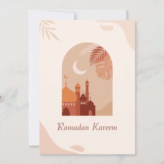 Ramadan Kareem Feiertagskarte (Vorderseite)