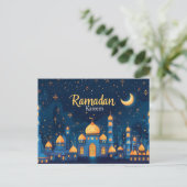 Ramadan Kareem Feiertagspostkarte (Stehend Vorderseite)