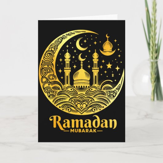Ramadan Kareem Frohes Fasten Ramadan Mubarak Islam Karte (Vorderseite)