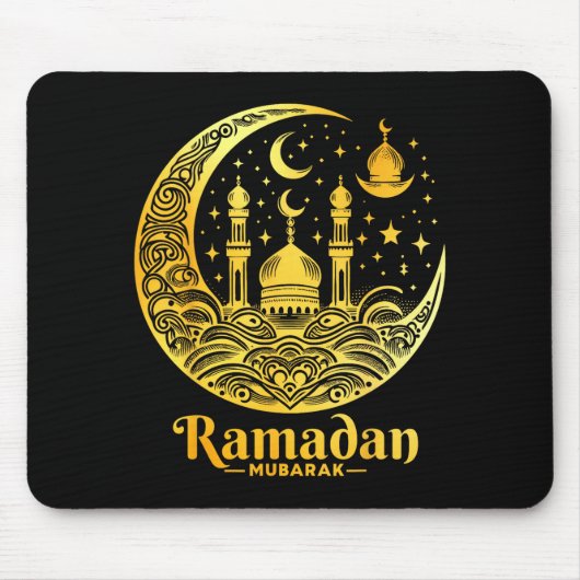 Ramadan Kareem Frohes Fasten Ramadan Mubarak Islam Mousepad (Vorne)