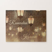 Ramadan Kareem - Gemälde mit Lamparden Puzzle (Horizontal)