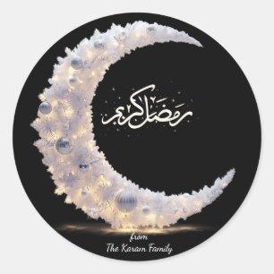 Ramadan Kareem Geschenk-Sticker für die Feier Runder Aufkleber