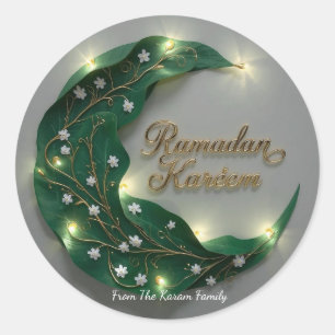 Ramadan Kareem Geschenk-Sticker für die Feier Runder Aufkleber