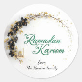 Ramadan Kareem-Geschenk-Sticker zum Feiern Runder Aufkleber (Vorderseite)