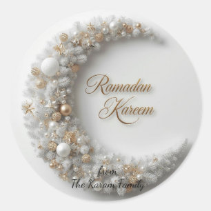 Ramadan Kareem-Geschenk-Sticker zur Feier Runder Aufkleber