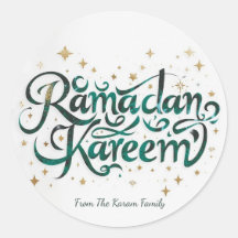Ramadan Kareem-Geschenk-Sticker zur Feier
