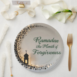 Ramadan Kareem Geschenk-Tag für Feierlichkeiten Pappteller
