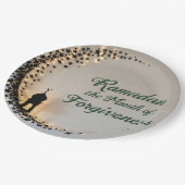 Ramadan Kareem Geschenk-Tag für Feierlichkeiten Pappteller (Schrägansicht)