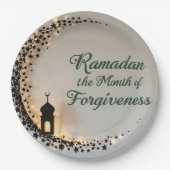 Ramadan Kareem Geschenk-Tag für Feierlichkeiten Pappteller (Vorderseite)