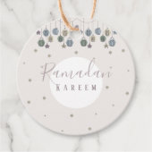Ramadan Kareem-Geschenk-Tag Geschenkanhänger (Vorderseite)