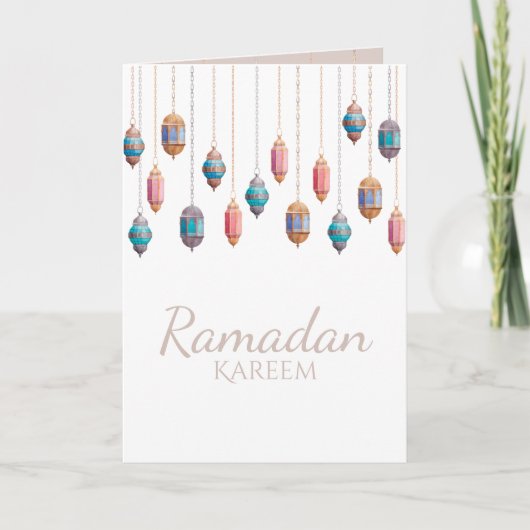 Ramadan Kareem Geschenkkarte Feiertagskarte (Vorderseite)