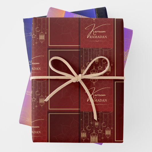 Ramadan Kareem Geschenkpackung Geschenkpapier Set (Beispiel)