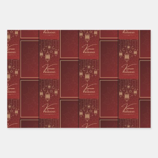 Ramadan Kareem Geschenkpackung Geschenkpapier Set (Vorderseite)