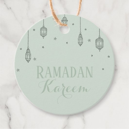 Ramadan Kareem Geschenktag Geschenkanhänger (Vorderseite)