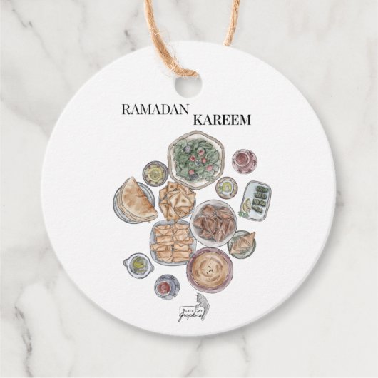 Ramadan Kareem Geschenktag Geschenkanhänger (Vorderseite)